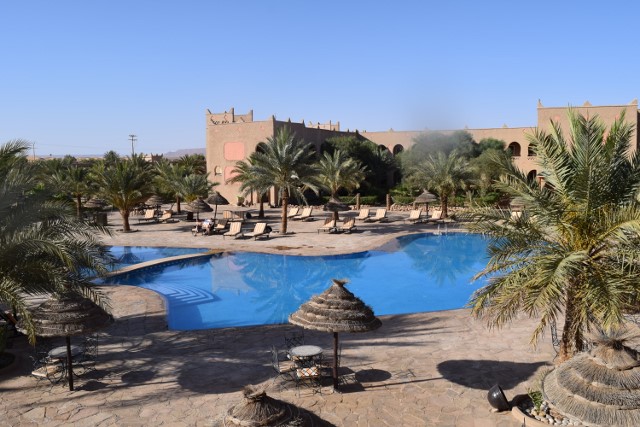 The pool at Hotel Chergui Casbah was refreshing.