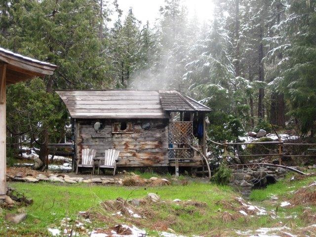 Breitenbush Hot springs sauna