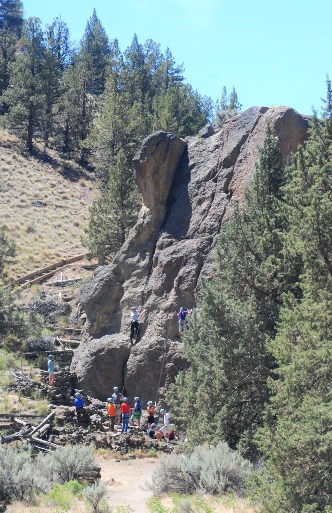 rock climbing