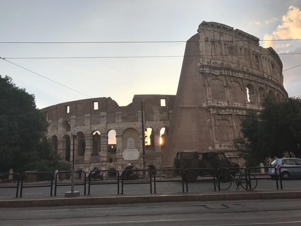 Colosseum, visiting Rome