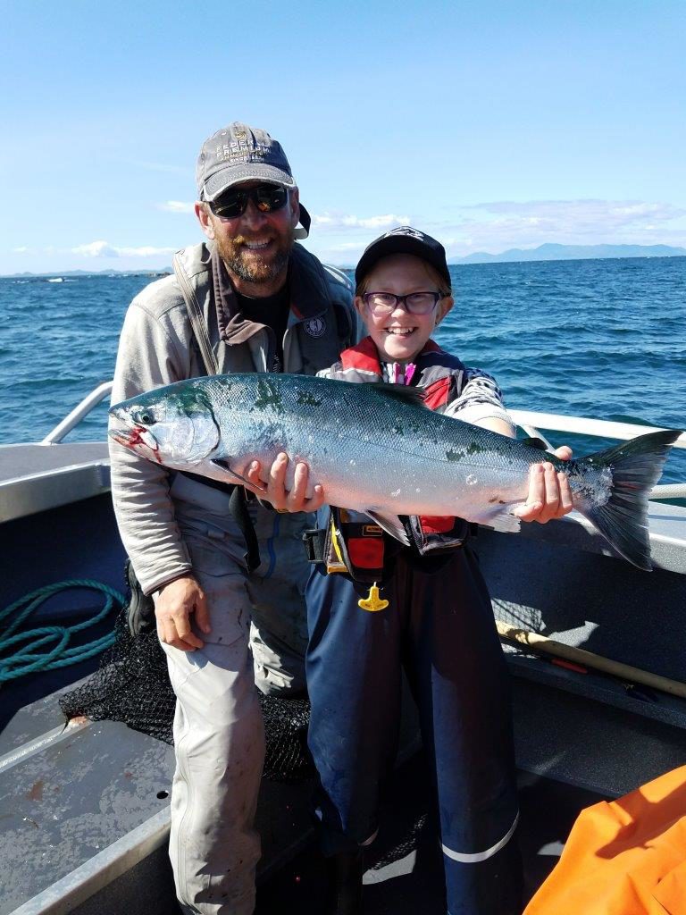 chinook salmon milbanke sound 