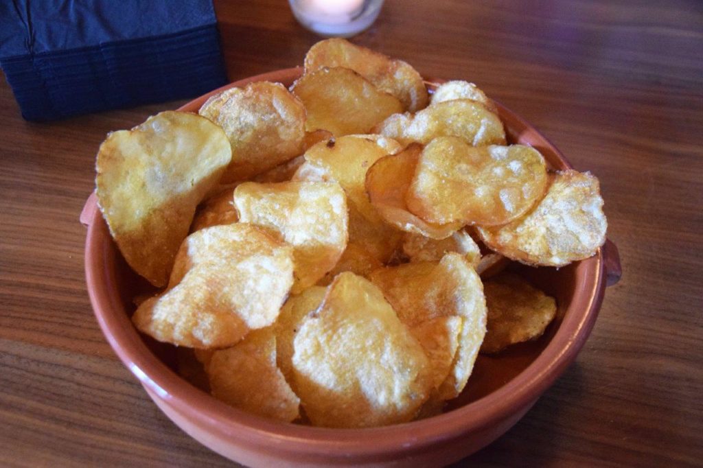 homemade potato chips