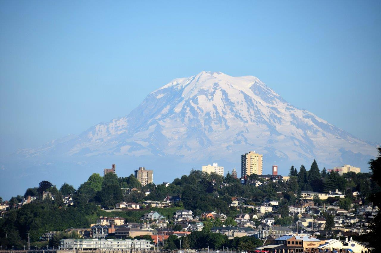 mt. Rainier Tacoma Confetti Travel Cafe