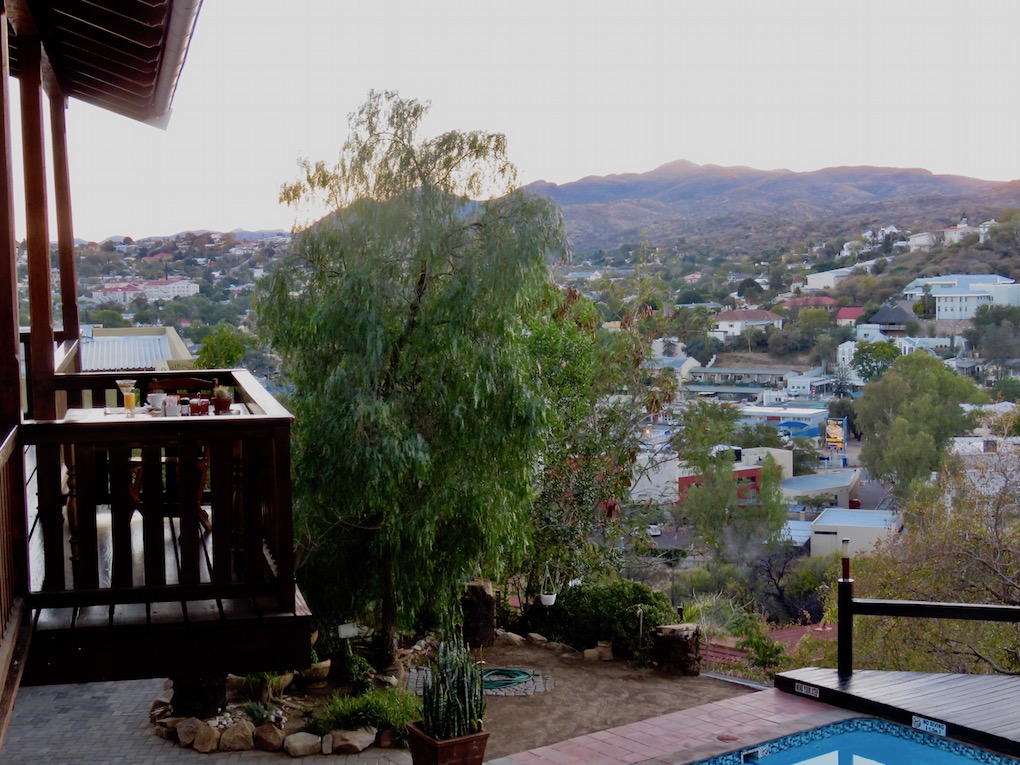 Windhoek mountains from Guesthouse