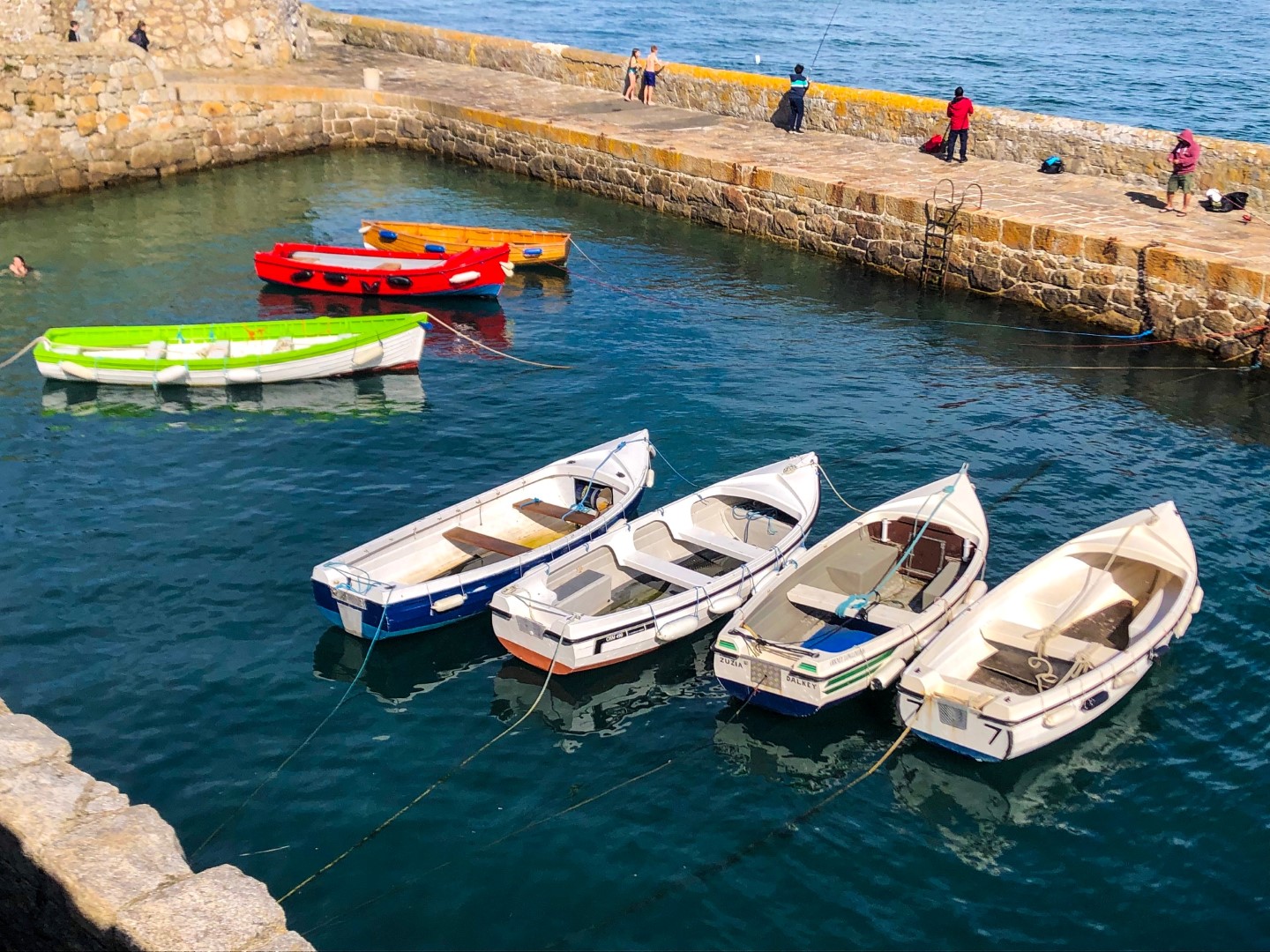 Dalkey boats on the water