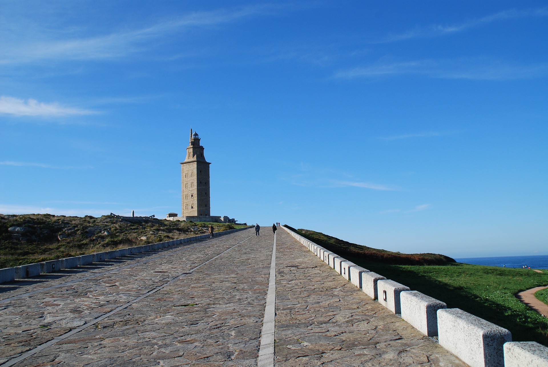 places to visit in Spain the Tower of Hercules, a UNESCO World Heritage site