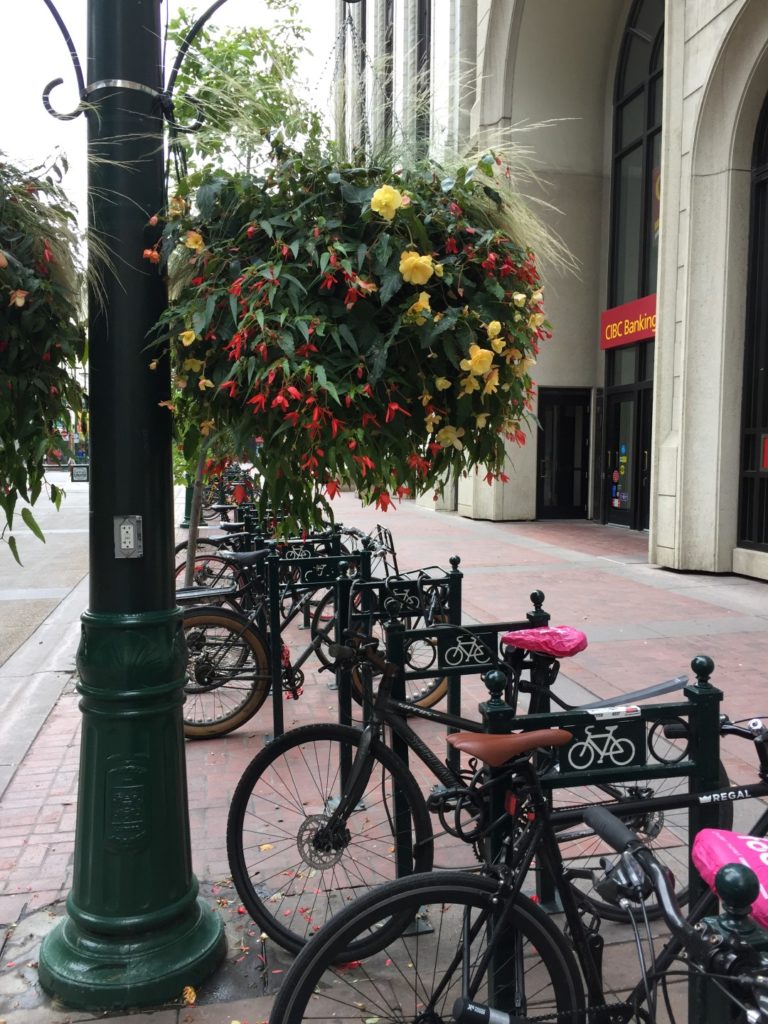 bicycles in Calgary and Fort Worth