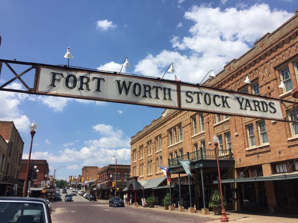 Calgary and Fort Worth stockyards