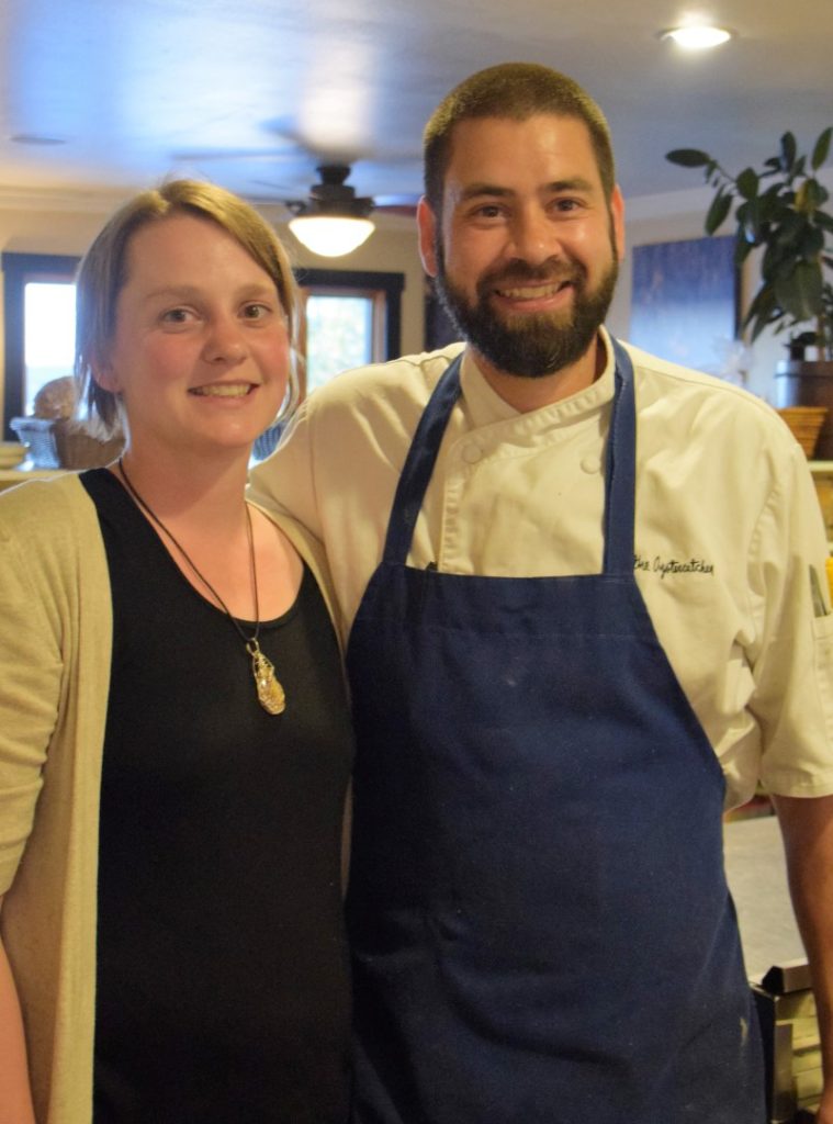 Oystercatcher owners, Sarah and Tyler Hansen Photo Nancy Zaffaro.