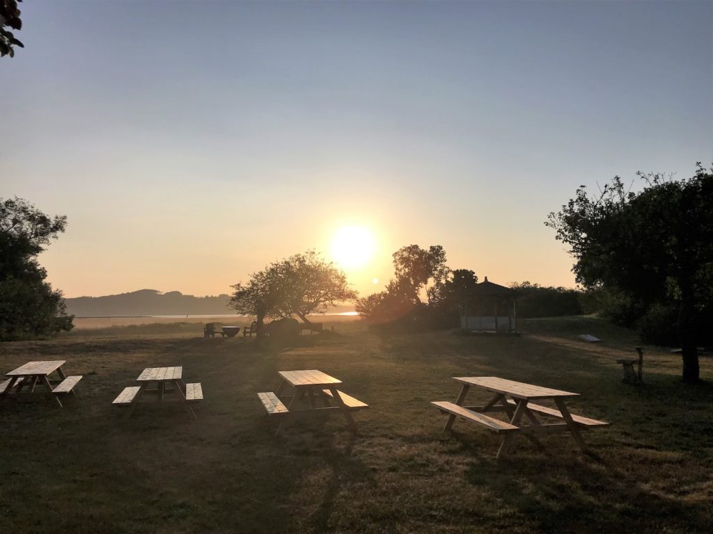 sunrise at the Tokeland Hotel